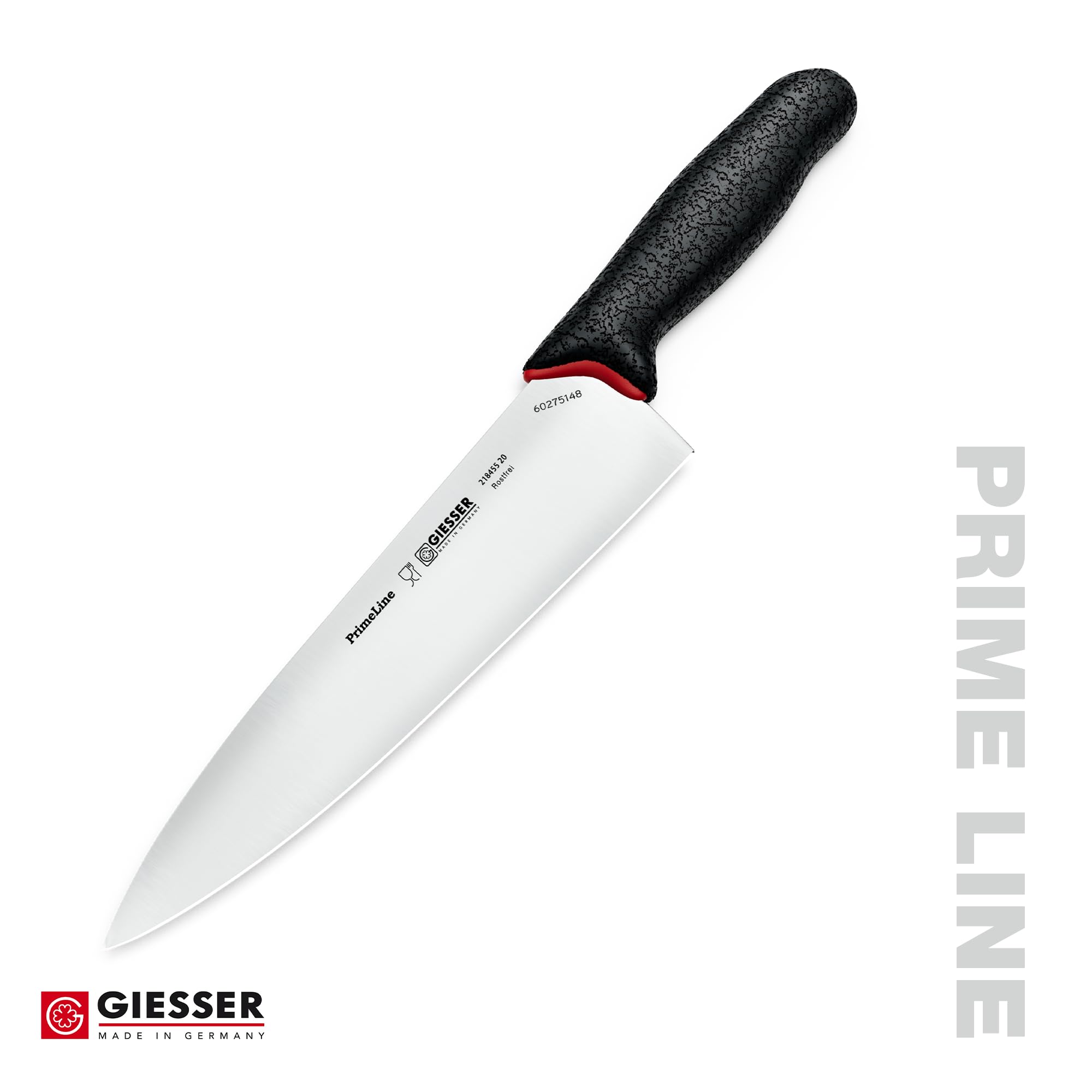 Giesser since 1776,Made in Germany, Chef Knife 8 Inch, Ultra Slip Resistant Handle material, Dishwashersafe, rustfree, German Kitchen knife