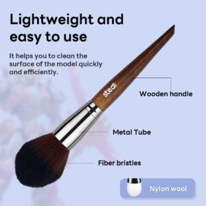 stedi Model Cleaning Brush Kit, Model Hobby Making Tools, 2 Soft and 1 Stiff Figure Duster Brush, Model Dusting Brush for Statues, Gundam, Scale Military Hobby Crafts