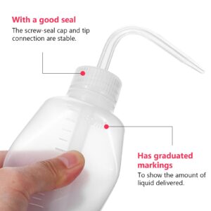 TOPPERFUN 6Pcs Lab Squeeze Bottle Plant Watering Bottle, 150ml/5oz Plastic Water Spray Bottle, Cleaning Bottle Spray Bottle Tattoo Bottle for Eyelash Plant Irrigation Experimental Tattoo Supplies