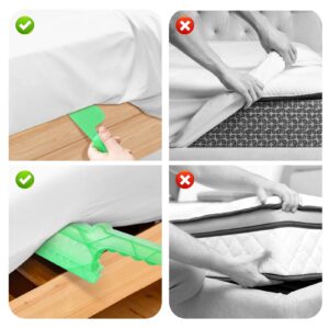 MAXHJX Mattress Lifter Wedge for Changing Sheets: Bed Maker Tool to Helps Lift The Mattress and Hold The Mattress - Alleviating Back Pain (Green)