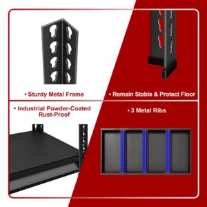 SDXYSTCE 40" W Garage Shelving Heavy Duty, 2200LBS Loads Garage Storage Shelves, 5-Tier Metal Shelving Units and Storage Racks, Industrial Utility Shelf Heavy Duty,40" Wx18 Dx72 H