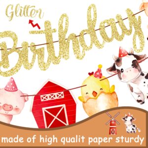 Farm Birthday Party Banners Farm Animal Party Banners Farm Theme Birthday Decorations Barnyard Birthday Party Hanging Decoration for Barn Party Farm Animal Baby Shower Supplies