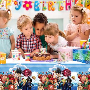 We1Fit 2Pack One-Piece Party Decorations - One-Piece Tablecloth 43 x 79 Inches- Table Covers for Kids Birthday Party Supplies