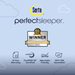 Serta Perfect Sleeper Ultimate 12" California King Mattress - Extra Firm, Cooling Gel Memory Foam, Pocket Innersprings for Motion Isolation, Edge Support, CertiPUR-US Certified - Oasis Sleep