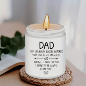 Memorial Gifts for Loss of Dad, Sympathy Candle Loss of Dad Gifts, Bereavement Gifts for Loss of Dad, Remembrance Gifts Condolence Gifts -7oz Lavender Scented Candle