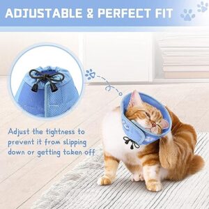 Breathable Cats Recovery Collar Practical Adjustable Cone Collar Designed to Aid Healing After Recovery Collar for Dogs Dog Recovery Collars & Cone Recovery Collar for Cats Soft