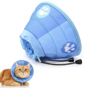 Breathable Cats Recovery Collar Practical Adjustable Cone Collar Designed to Aid Healing After Recovery Collar for Dogs Dog Recovery Collars & Cone Recovery Collar for Cats Soft