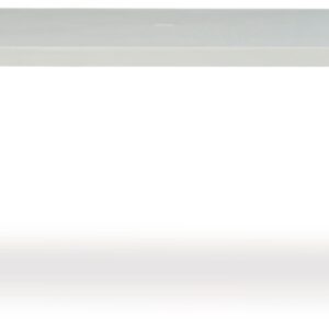 Signiture Design by Ashley Seton Creek Outdoor Dining Table, 80" W x 42" D x 29" H, White & Light Brown