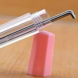 YUNLEI 4pcs Clear Plastic Embroidery Felting Sewing Container Pin Needle Storage Tubes Bottle Holder Knitting Needle For Case Box Needle Storage Box