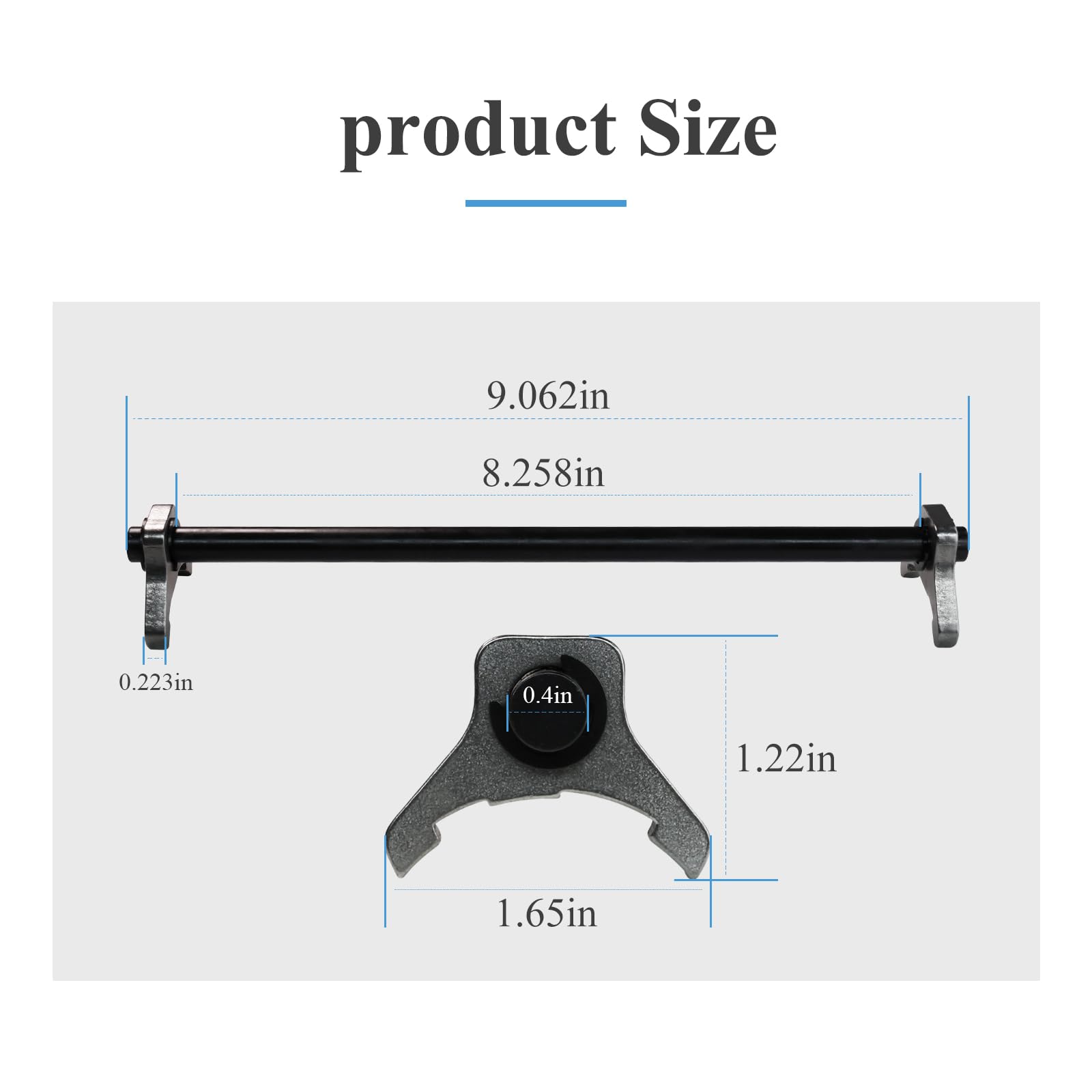 Portable Planer Knife Setting Gauge, Only Fits Delta 12" Portable Planers 22-540 Type 1&2 & 22-547&TP300 Jointer Planer Knife Setting Jig Planer Knife Depth Adjustment Gauge Setter, Woodworking Tool