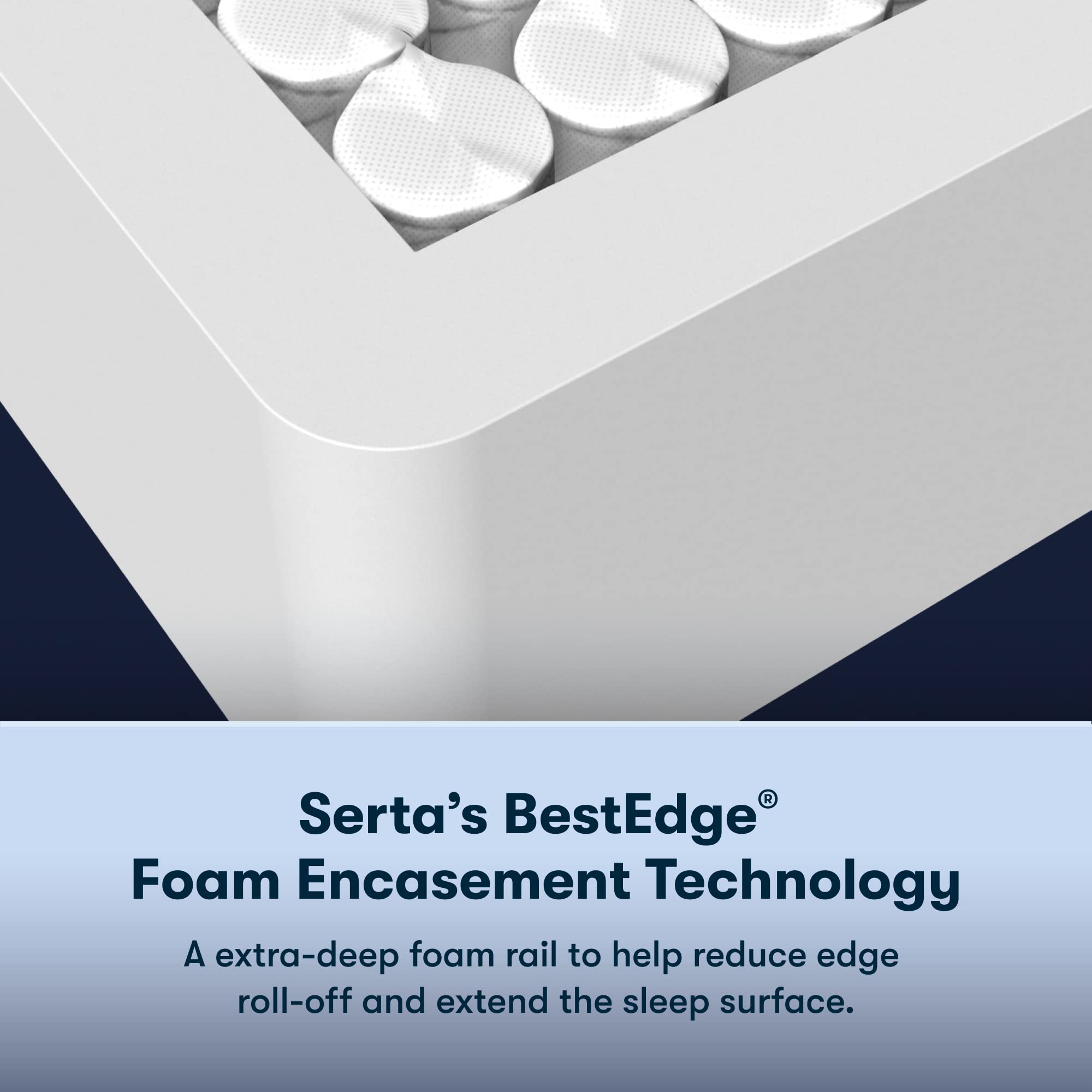 Serta Perfect Sleeper Hybrid Standard 12" Full Mattress - Medium, Cooling Gel Memory Foam, Pocket Innersprings for Motion Isolation, Edge Support, CertiPUR-US Certified - Pacific Peace