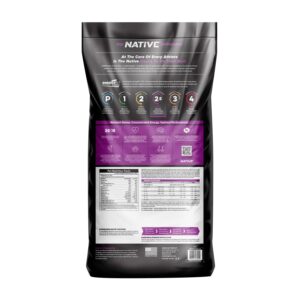 NATIVE Level 2.5 Performance Nutrition for Canine Athletes, Lamb, Salmon Meal & Rice Formula, 40 lb Bag