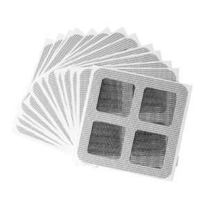 bephible residue-free drain guard easy removal sticker disposable hair stickers prevent sewer blockage with adhesive fine grid filter for sinks bathtubs pack 100pcs