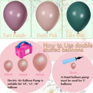 Dusty Pink Balloons, Scmdoti Pale Pink Balloons Different Sizes 18 12 10 5 Inches, Pink Balloon Garland Arch for Birthday Baby Shower Wedding Anniversary Graduation Party Decorations(Dusty Pink)