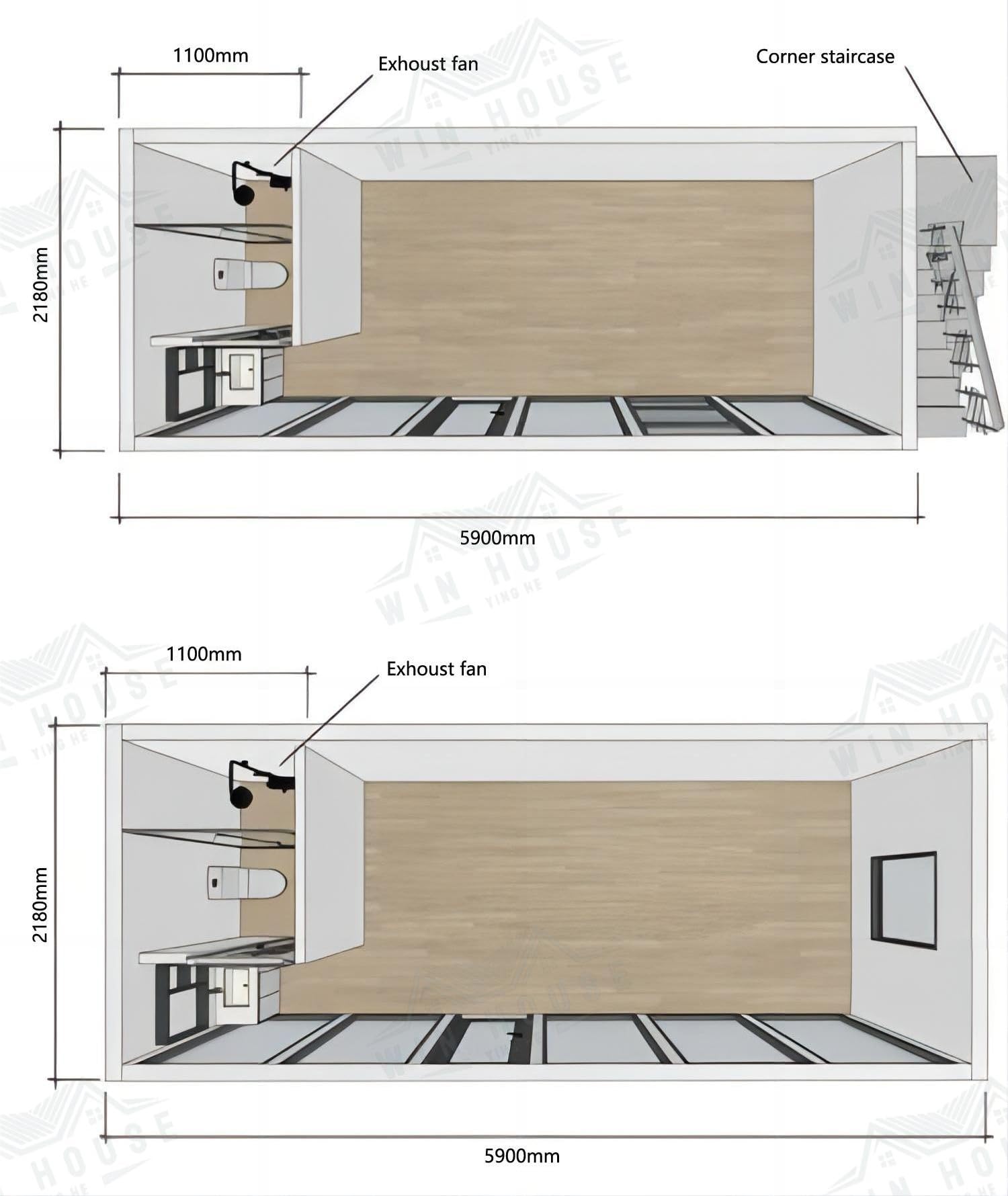 Prefabricated Home on Wheels, Portable 20ft House for Camping, Traveling, Backpacking, and Fishing. Fully Furnished Kitchen and Bathroom!