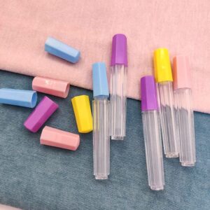 YUNLEI 4pcs Clear Plastic Embroidery Felting Sewing Container Pin Needle Storage Tubes Bottle Holder Knitting Needle For Case Box Needle Storage Box