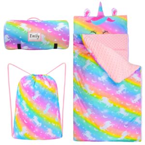 nap mat unicorn sleeping bag with pillow and blanket