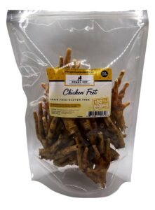 penny pet's chicken feet - hand-made in usa, no nails only, made by penny's kitchen, glucosamine rich for joint health, high protein crunchy snack for all dogs (30 pack)