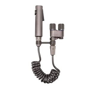 bidet toilet sprayer set hexagonal high standard bathroom thickened companion fully automatic hose hose explosionproof attachment spraying machine for spritzer gray grey spray