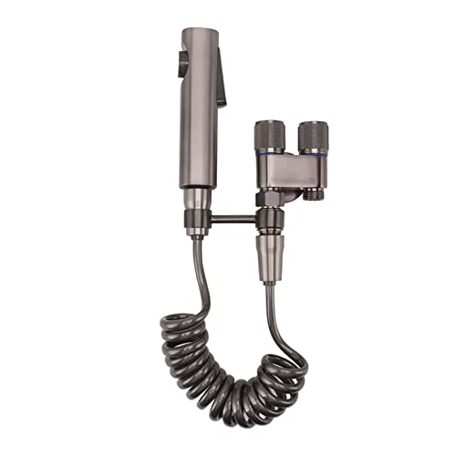 Bidet Toilet Sprayer Set Hexagonal High Standard Bathroom Thickened Companion Fully Automatic Hose Hose ExplosionProof Attachment Spraying Machine for Spritzer Gray Grey Spray