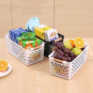 Generic 1PCS Hollow Out Storage Basket,Portable Cosmetic Storage Organizer Snack Finishing Box Cosmetic Container for Home(Black), AM0XEB0JXUWUS