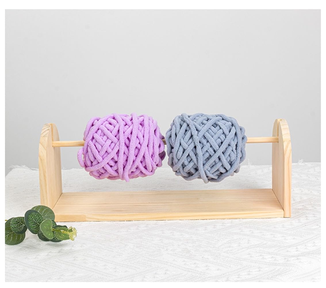 QRZLP Spools Thread Rack, Wooden Ribbon Storage Rack Sewing Yarn Roll Holder Mesh Crochet Thread Rack for Embroidery Quilting and Sewing Threads.