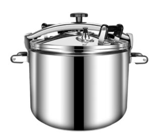 lodnexem large 42 quart professional pressure cooker, 304 stainless steel pressure cooker extra large canning pot commercial canner ideal for industry usage,42qt