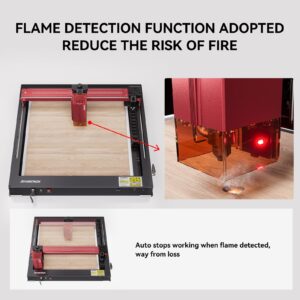 ATOMSTACK L2 Z-Axis Height Adjuster for Laser Engravers, Laser Head Lifting Device with Autofocus & Flame Detection for Precise Focusing, Suitable for A20 PRO V2/A24 PRO Laser Engraving Machine