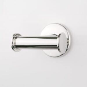 seachrome coronado decorative bath wall mount double robe towel hook, stainless steel, polished