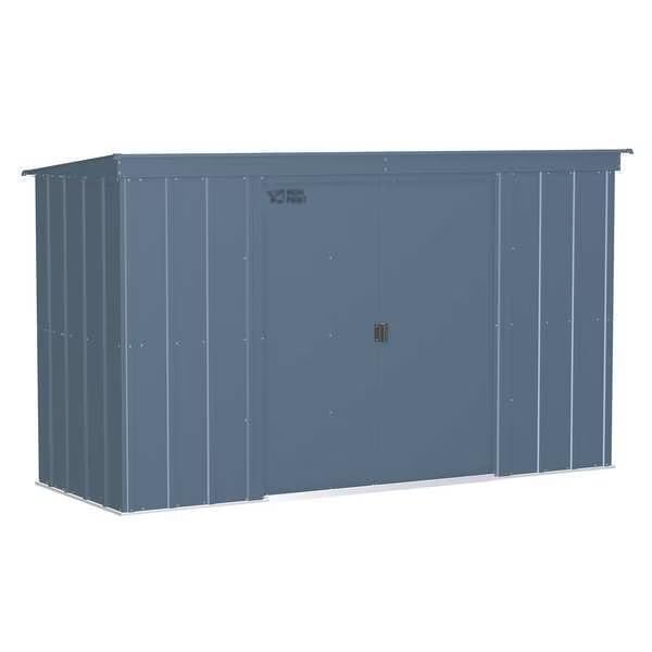 MDMprint 10x4 Steel Storage Steel Storage Shed, Blue Grey, CLP104BG-A