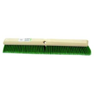 36 in sweep face broom head, soft, green