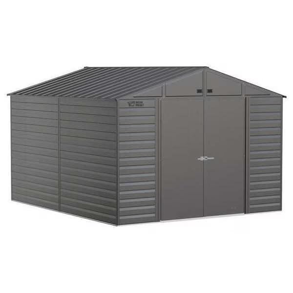 MDMprint 10x12 Steel Storage Shed, Charcoal, SCG1012CC-A