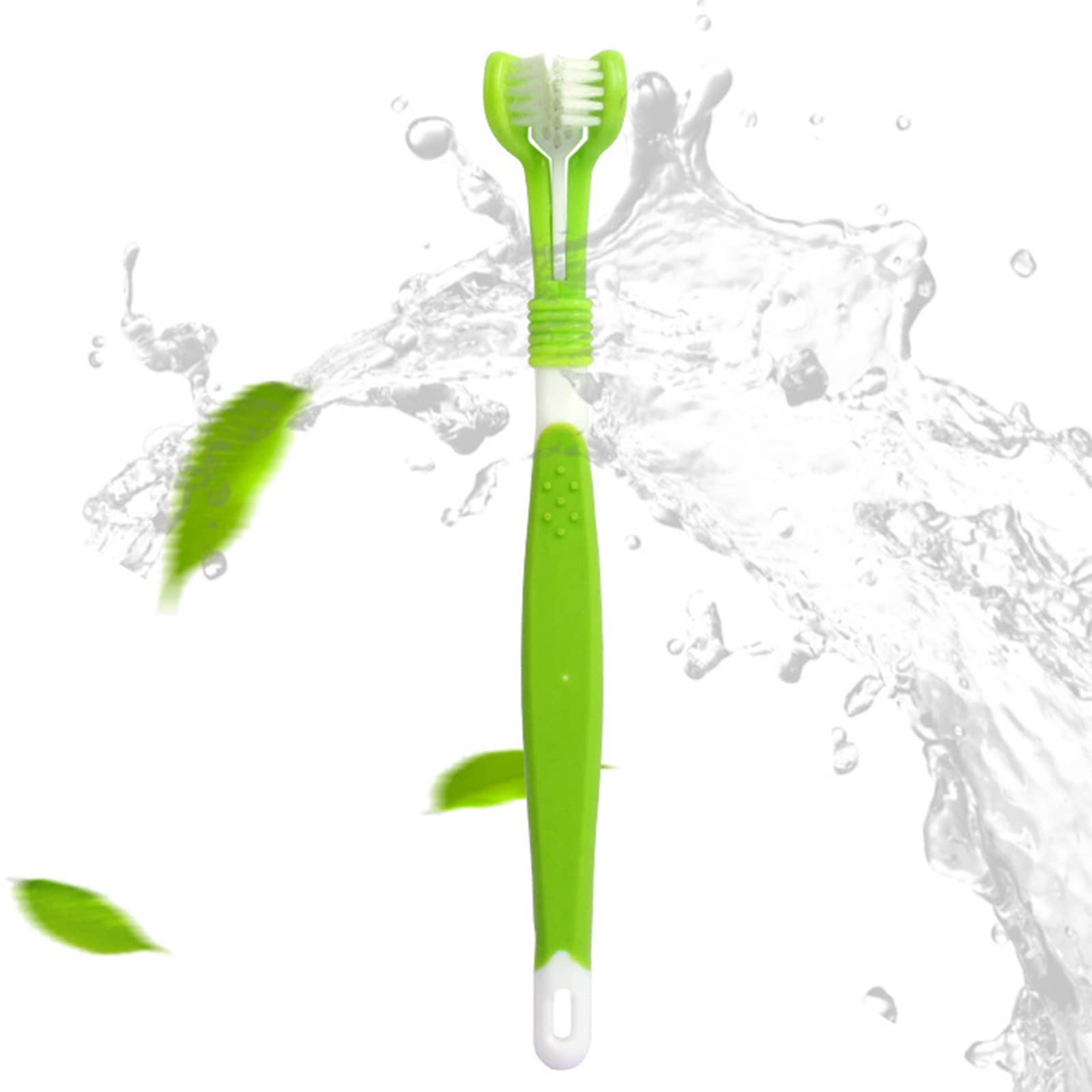 Tqyijhy Multi-Type Can Choose Pet Toothbrush Brush Addition Bad Breath Teeth Care Dogs Cleaning Mouth Care Tools Pet Toothbrushes for Dogs Pet Toothbrush Soft Pet Toothbrush with Double-Head