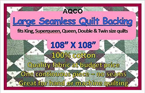 Generic Quilt Backing, Large, Seamless, Lollipop Red, from AQCO- C44395-105#, 108""x108"", Dark Blue Ocean Blend