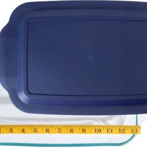 Replacement Lid Cover for Pyrex 3 QT Glass Baking Dish Casserole Container 233-PC (Navy)