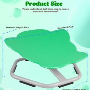 FAHKNS Autism Sensory Spinning Chair, Green Elephant Kids Swivel Chair, Sit and Spin Sensory Chair for Toddlers Overcoming Social Phobia Non-Slip Metal Base