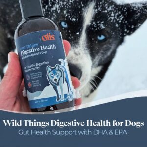 OTIS Digestive Health for Dogs | Ancestral and Heritage Probiotics - Intestinal Gut Health Support with DHA and EPA | Healthy Dog Supplements | 8 fl oz