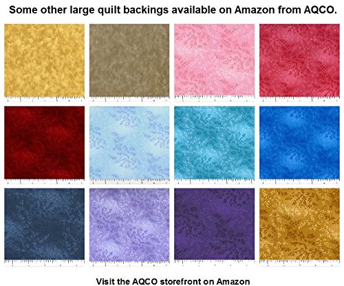 Generic Quilt Backing, Large, Seamless, Lollipop Red, from AQCO- C44395-105#, 108""x108"", Dark Blue Ocean Blend