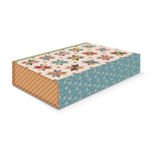 riley blake autumn collection by lori holt of bee in my bonnet, premium quilting fabric, perfect for quilting, crafting, sewing projects and more… (autumn skies runner boxed kit)