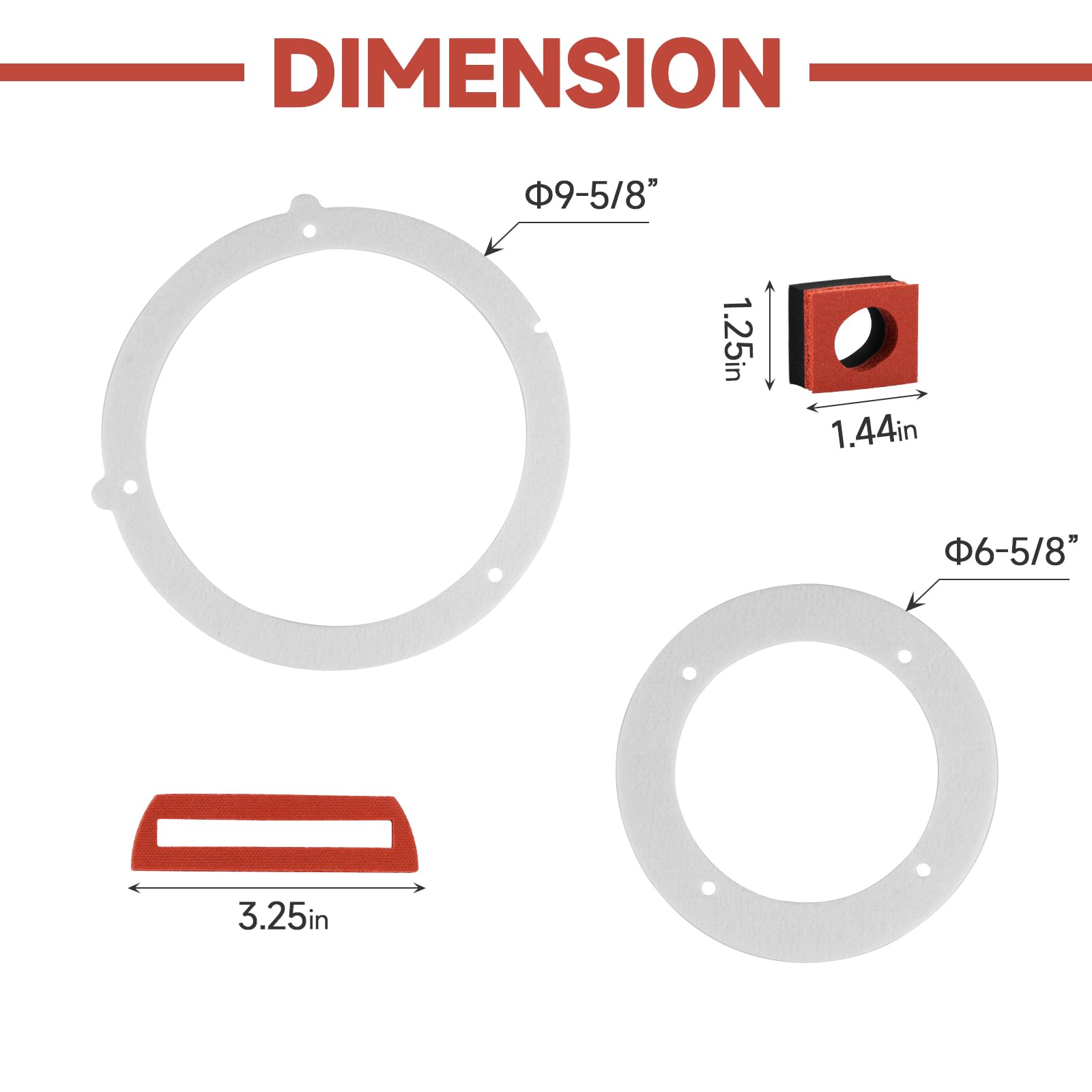 320887-751 Gasket Kit Replacement for Carrier Draft Inducer Motor Gasket Kit