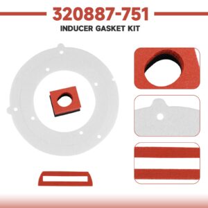 320887-751 Gasket Kit Replacement for Carrier Draft Inducer Motor Gasket Kit