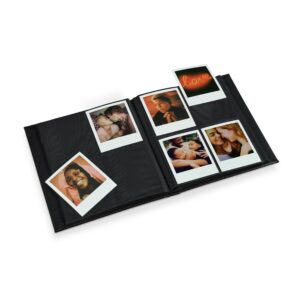 Polaroid Photo Album - Black - Large Photo Album for Polaroid i-Type, 600, and SX-70 instant photos, capacity 160 photos (6368)