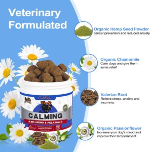 ColEaze Calming Chews for Dogs - 120 Count 342g Dog Calming Chew Manage Stress and Promote Relaxation for All Breeds & Sizes