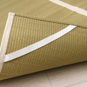 FULI Japanese Tatami Igusa Rush Grass Sleeping Mat, Mattress Pad Futon Topper, Relaxation, Made in Japan - Full Size (53.15" x 68.50")