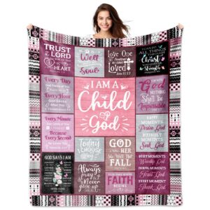 christian gifts for women, religious gifts for women, gifts for christian women religious blanket 60"x50", christian gift, religious gifts for women bible, spiritual gifts for women, christian blanket