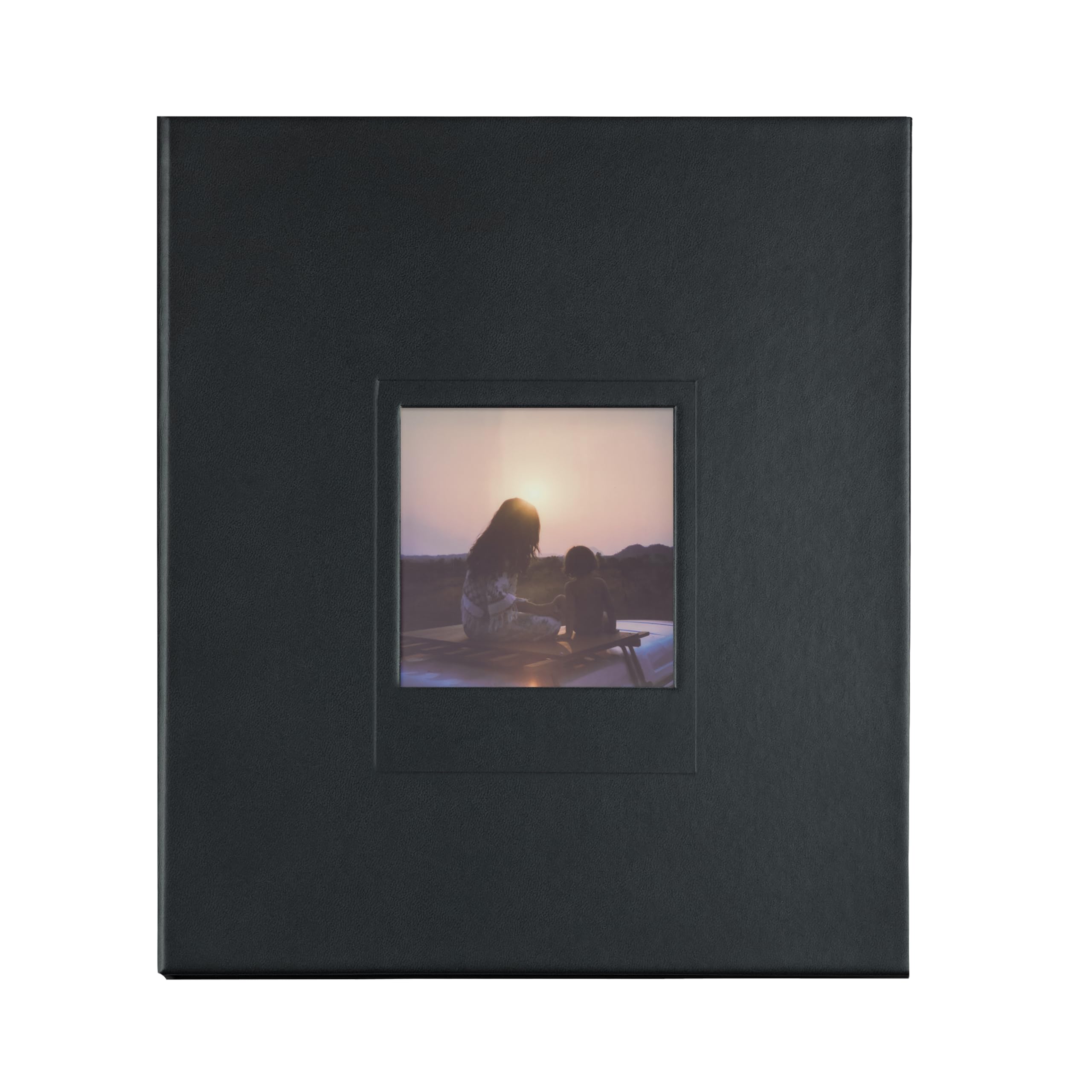 Polaroid Photo Album - Black - Large Photo Album for Polaroid i-Type, 600, and SX-70 instant photos, capacity 160 photos (6368)