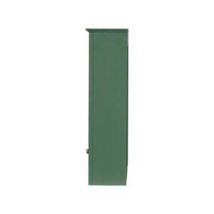 Royard Oaktree Bathroom Wall Mirror Cabinet, Modern Medicine Cabinet with Single Door and Adjustable Shelf, Over The Toilet Space Saver Storage Cabinet with 3 Open Shelves, Green