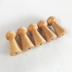 WELANGBN Wooden Shaker Peg Wood Screw-on Shaker Pegs 1.5 Inch Long Unfinished Wood Shaker Racks for Hanging Clothes Hats Towel and More DIY Paint Color (6 Pieces)