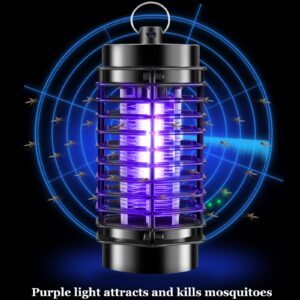 Bug Zapper Outdoor/Indoor,Mosquito Killer lamp,Mosquito Killer Outdoor Mosquito Zapper - UV Indoor Fly Trap, Insects Control, Home & Patio Mosquito Trap.