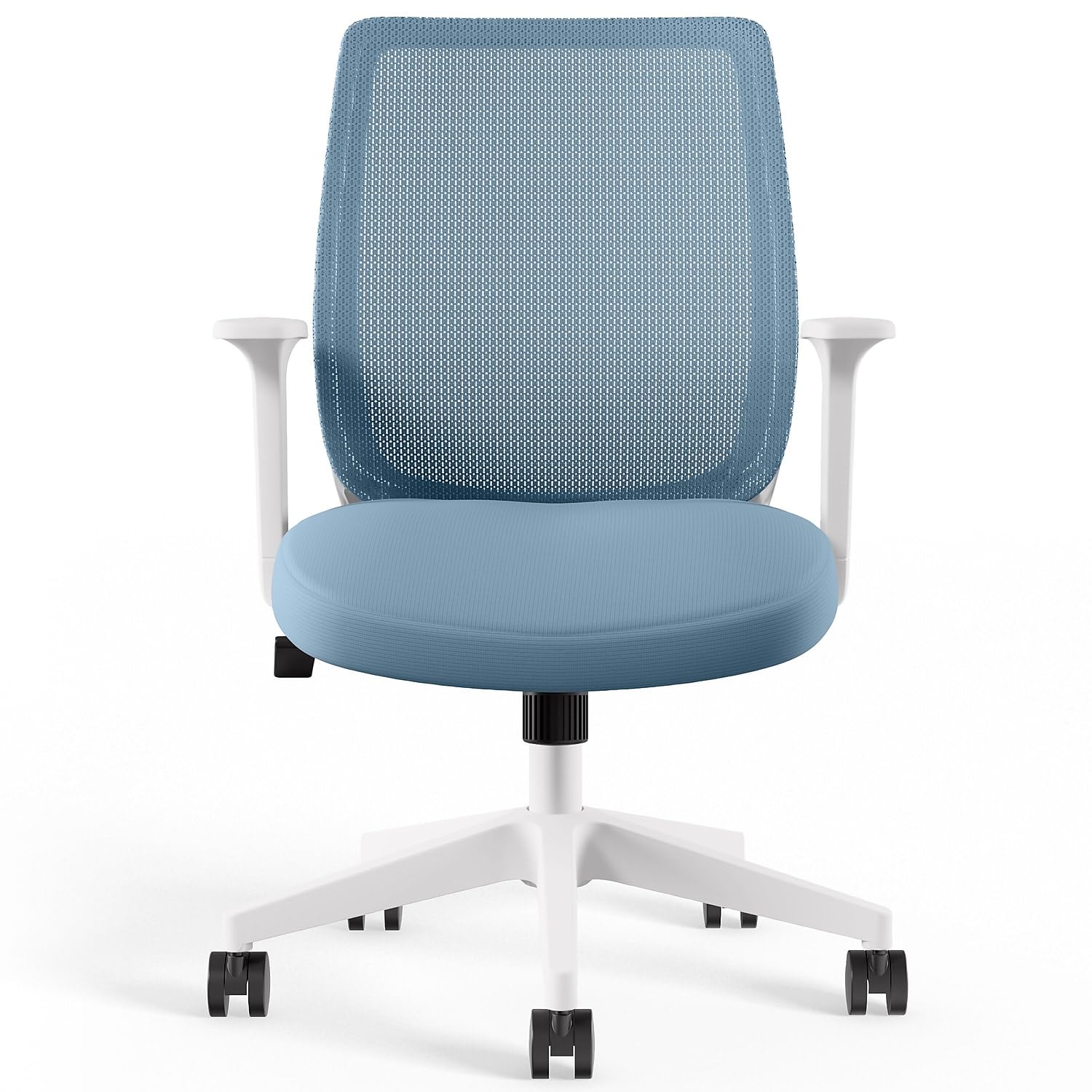 Union & Scale Essentials Ergonomic Fabric Swivel Task Chair, Seafoam (UN60409)